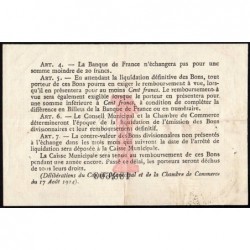 Rouen - Pirot 110-30 - 1 franc- 1917 - Etat : TTB