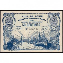 Rouen - Pirot 110-37 - 50 centimes - 1918 - Etat : SPL
