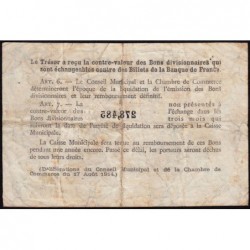 Rouen - Pirot 110-37 - 50 centimes - 1918 - Etat : TB-