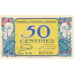 Grenoble - Pirot 63-10 - 50 centimes - Série AO - 08/11/1917 - Etat : SUP