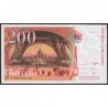 F 75-04b - 1997 - 200 francs - Eiffel - Série P - Etat : TTB+
