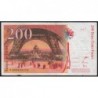 F 75-04b - 1997 - 200 francs - Eiffel - Série F - Etat : TB+