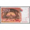 F 75-04b - 1997 - 200 francs - Eiffel - Série J - Etat : TTB