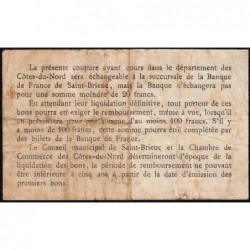 Saint-Brieuc - Pirot 111-19 - 50 centimes - Série E - Sans date - Etat : TB