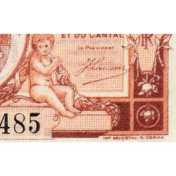 Aurillac (Cantal) - Pirot 16-12 variété - 50 centimes - Série H - 1917 - Etat : SUP