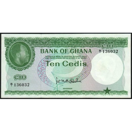 Ghana - Pick 7 - 10 cedis - Série B/1 - 1965 - Etat : NEUF