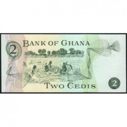 Ghana - Pick 14c_1 - 2 cedis - Série N/1 - 02/01/1977 - Etat : NEUF