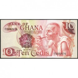 Ghana - Pick 16f - 10 cedis - Série Z/1 - 02/01/1978 - Etat : SPL