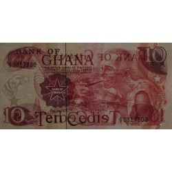 Ghana - Pick 16f - 10 cedis - Série A/2 - 02/01/1978 - Etat : NEUF