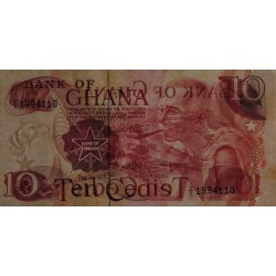 Ghana - Pick 16f - 10 cedis - Série C/2 - 02/01/1978 - Etat : pr.NEUF