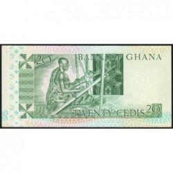 Ghana - Pick 21c - 20 cedis - Série BH - 06/03/1982 - Etat : NEUF