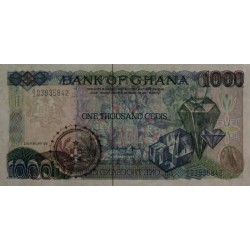 Ghana - Pick 29a - 1'000 cedis - Série A/3 - 22/02/1991 - Etat : NEUF