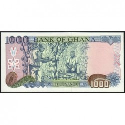 Ghana - Pick 29b_4 - 1'000 cedis - Série 19/A - 23/02/1996 - Etat : NEUF