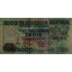 Ghana - Pick 34i - 5'000 cedis - Série DG - 04/08/2003 - Etat : NEUF