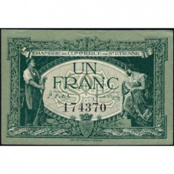 Saint-Etienne - Pirot 114-7 - 1 franc - Sans Série - 12/01/1921 - Etat : SUP+