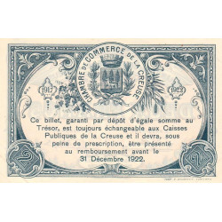 Guéret - Creuse - Pirot 64-15 - 2 francs - Sans série - 3e émission - 15/06/1917 - Etat : SUP+