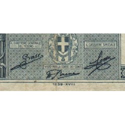 Italie - Pick 25c_1 - 10 lire - 1939 - An XVIII - Etat : TB+