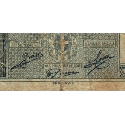 Italie - Pick 25c_1 - 10 lire - 1939 - An XVIII - Etat : B+