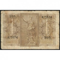 Italie - Pick 26 - 1 lira - 1939 - An XVIII - Etat : TB-