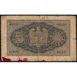 Italie - Pick 28_1 - 5 lire - 1940 - An XVIII - Etat : B+