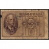 Italie - Pick 28_1 - 5 lire - 1940 - An XVIII - Etat : B