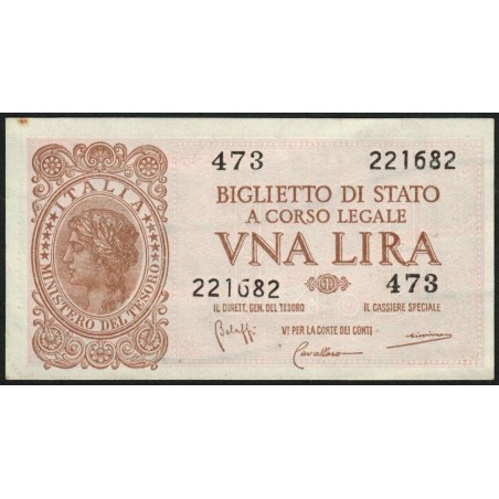 Italie - Pick 29b - 1 lira - 1950 - Etat : SPL-