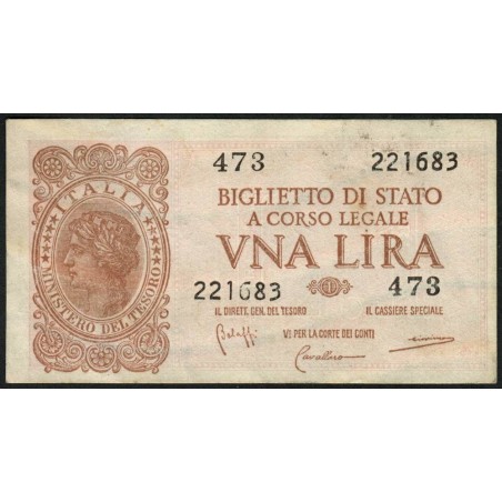 Italie - Pick 29b - 1 lira - 1950 - Etat : TTB