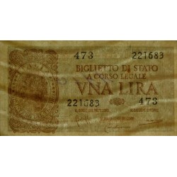 Italie - Pick 29b - 1 lira - 1950 - Etat : TTB