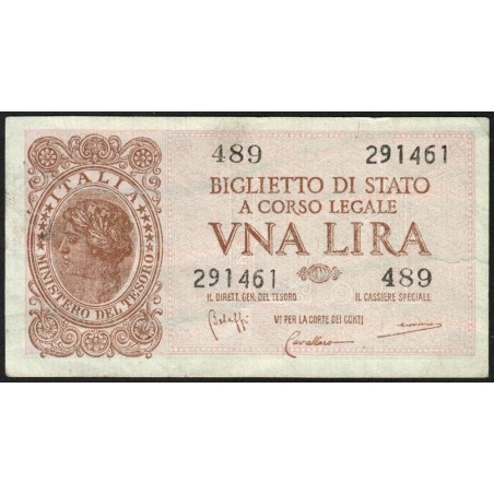 Italie - Pick 29b - 1 lira - 1950 - Etat : TTB