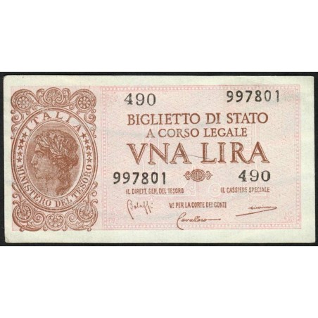 Italie - Pick 29b - 1 lira - 1950 - Etat : SPL