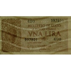 Italie - Pick 29b - 1 lira - 1950 - Etat : SPL