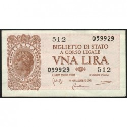 Italie - Pick 29b - 1 lira - 1950 - Etat : SUP+