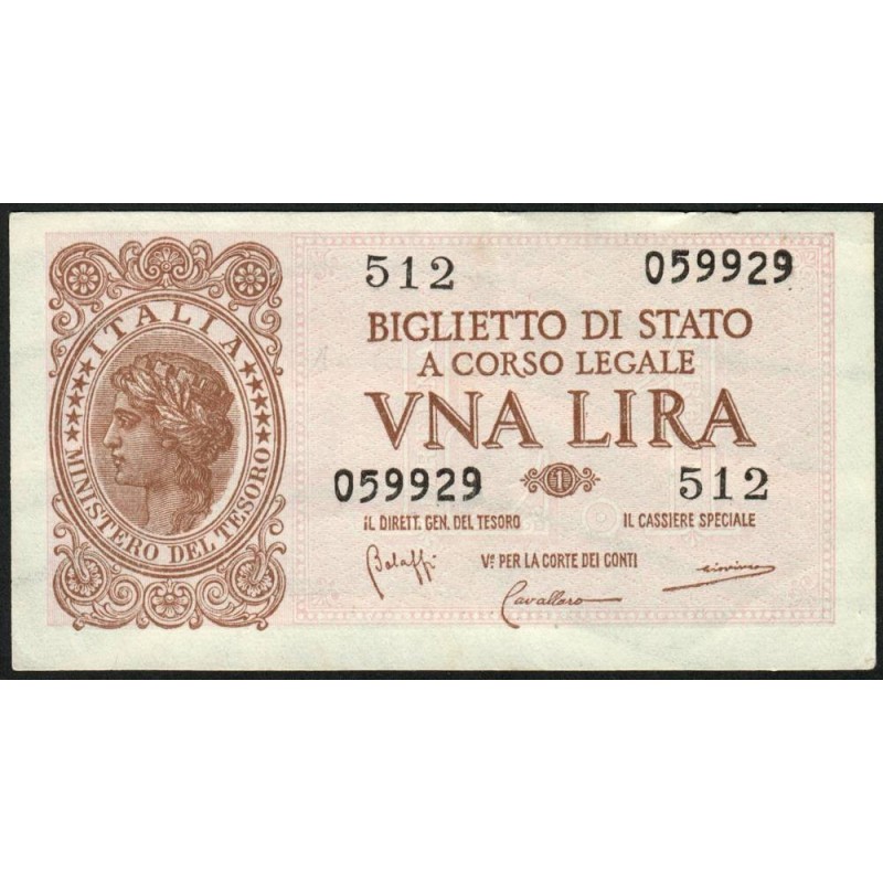 Italie - Pick 29b - 1 lira - 1950 - Etat : SUP+