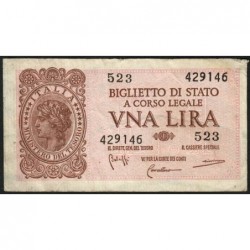 Italie - Pick 29b - 1 lira - 1950 - Etat : TTB-