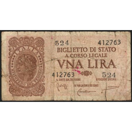 Italie - Pick 29b - 1 lira - 1950 - Etat : B+