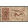 Italie - Pick 29b - 1 lira - 1950 - Etat : B+