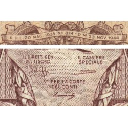 Italie - Pick 31b - 5 lire - 1948 - Etat : TB+