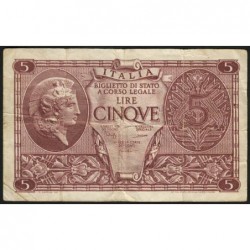 Italie - Pick 31c - 5 lire - 1950 - Etat : TB+