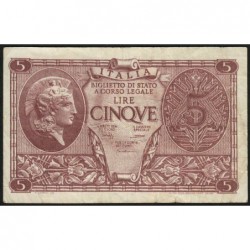 Italie - Pick 31c - 5 lire - 1950 - Etat : TB+