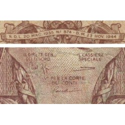 Italie - Pick 31c - 5 lire - 1950 - Etat : TB-