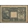 Italie - Pick 32a - 10 lire - 1946 - Etat : B