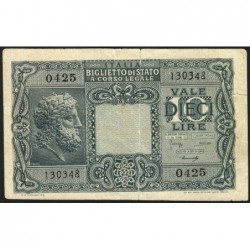 Italie - Pick 32b - 10 lire - 1948 - Etat : TB+