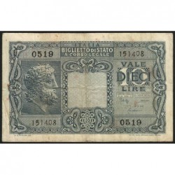 Italie - Pick 32c - 10 lire - 1950 - Etat : TB+