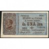 Italie - Pick 36a - 1 lira - 1914 - Etat : SUP