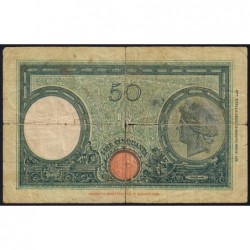 Italie - Pick 64 - 50 lire - 31/03/1943 - An XXI - Etat : B-