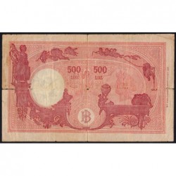 Italie - Pick 70d_2 - 500 lire - 09/06/1945 - Etat : B+