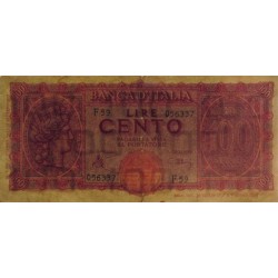 Italie - Pick 75a_1 - 100 lire - 10/12/1944 - Etat : TB+