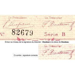 La Roche-sur-Yon (Vendée) - Pirot 65-5 - 1 franc - Série B - 1915 - Etat : NEUF