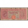 Italie - Pick 75a_2 - 100 lire - 10/12/1944 - Etat : B