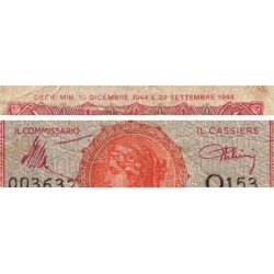 Italie - Pick 75a_2 - 100 lire - 10/12/1944 - Etat : TB-